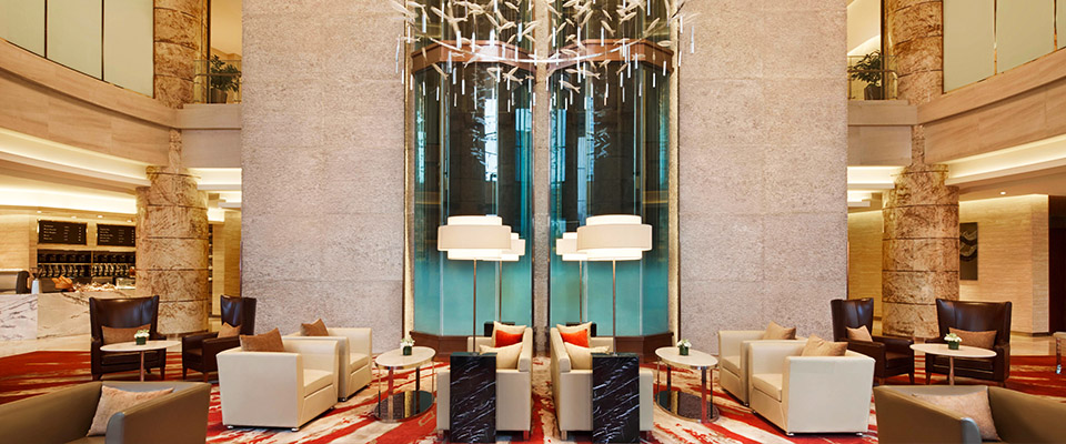 杭州錢江新城萬怡酒店內(nèi)景