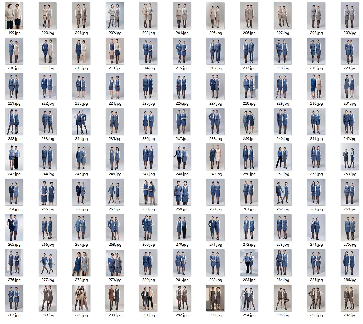 職場氛圍感穿搭指南，春秋行政通勤女職業(yè)裝電子書籍畫冊(cè)