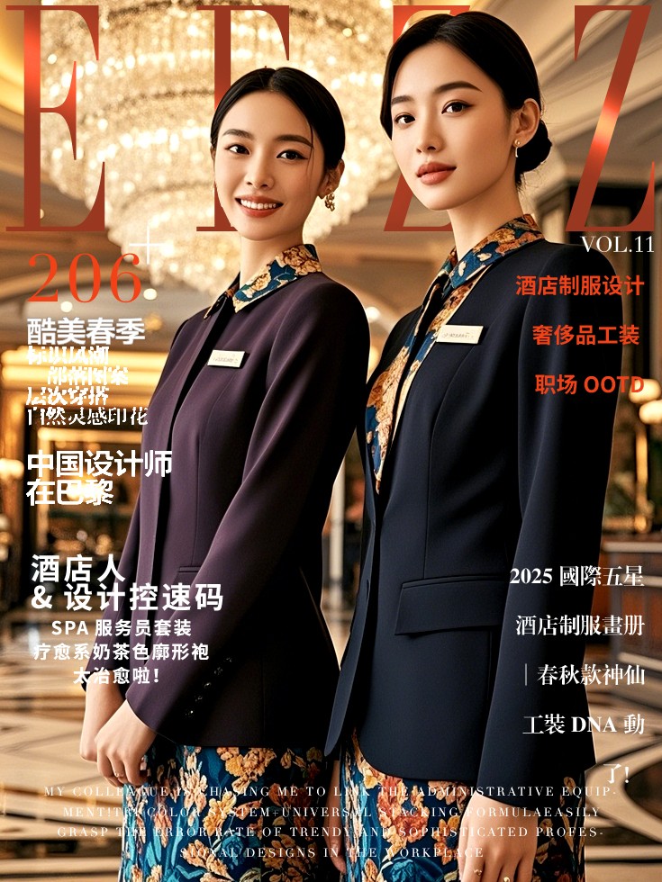 國(guó)際五星級(jí)酒店職業(yè)美學(xué)圖鑒VOL.11—春秋季制服款式趨勢(shì)圖書(shū)
