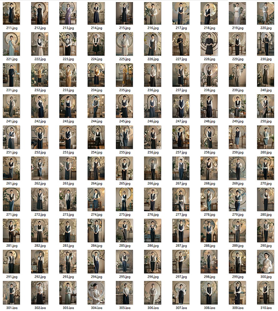 東方雅韻制服圖鑒｜國風(fēng)美學(xué)客服人員制服書籍畫冊