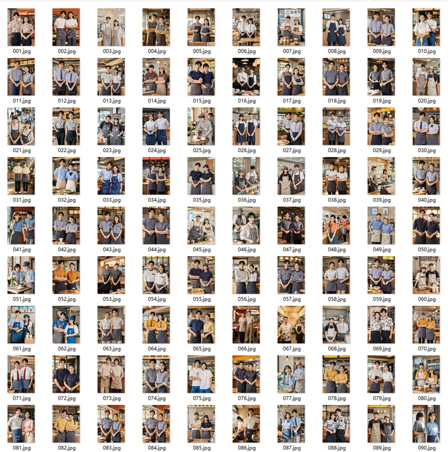 2025-2026夏季餐飲工作服，奶茶工作服，咖啡工作服，蛋糕店工作服，功能美學(xué)指南縮略圖