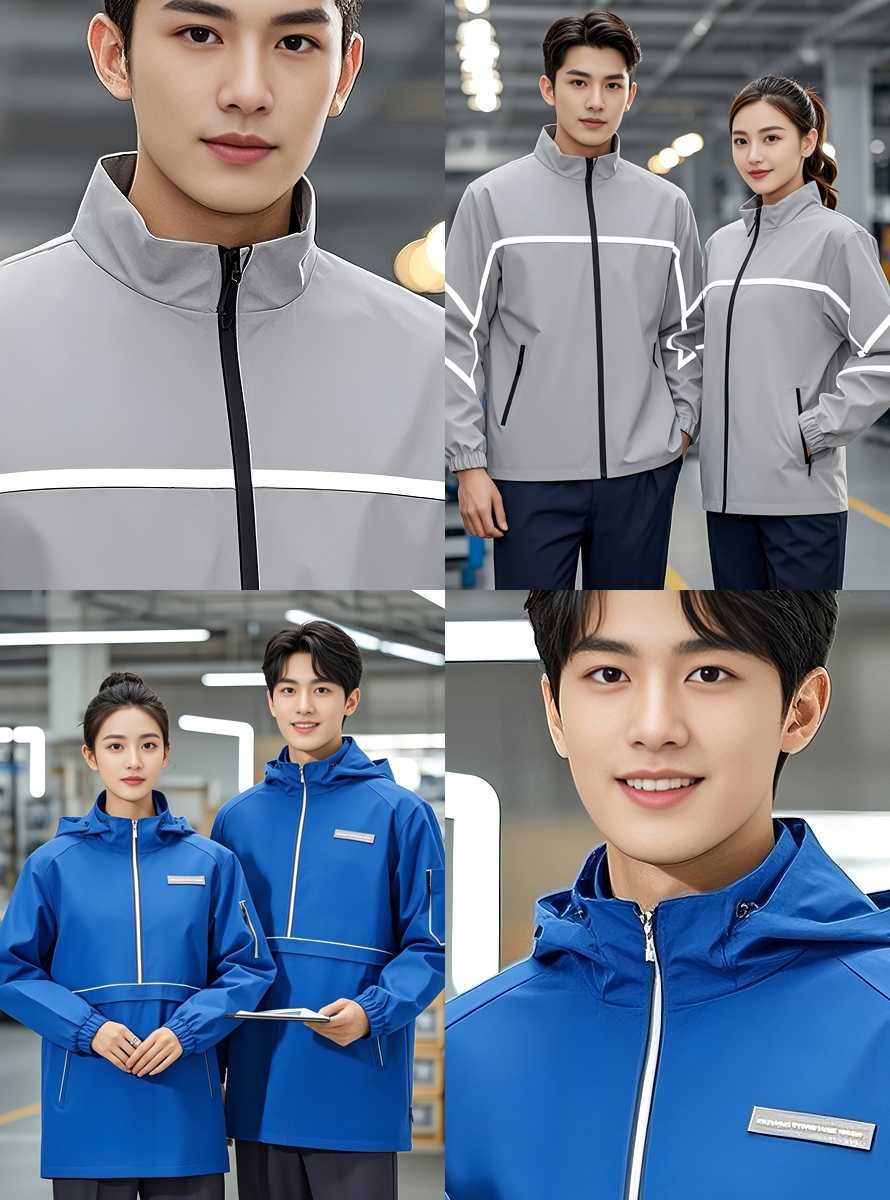 時(shí)尚款企業(yè)團(tuán)隊(duì)工作服定制款，員工制服，商務(wù)夾克，T恤襯衫工作服