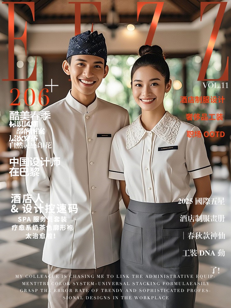 國(guó)際五星級(jí)酒店職業(yè)美學(xué)圖鑒VOL.11—春秋季制服款式趨勢(shì)圖書(shū)