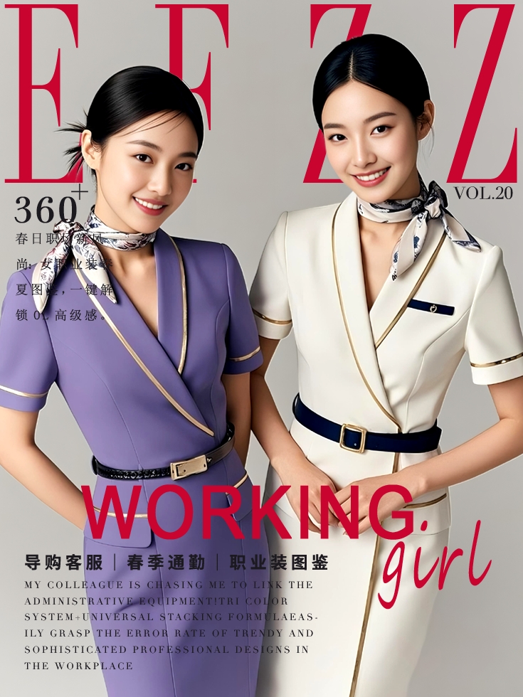春日職場新風尚：360款女職業(yè)裝春夏圖鑒