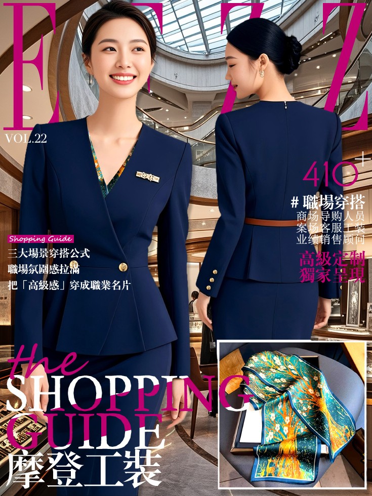 EFZZ時尚導(dǎo)購銷售職業(yè)套裝設(shè)計(jì)畫冊：職場穿搭全場景制服圖鑒