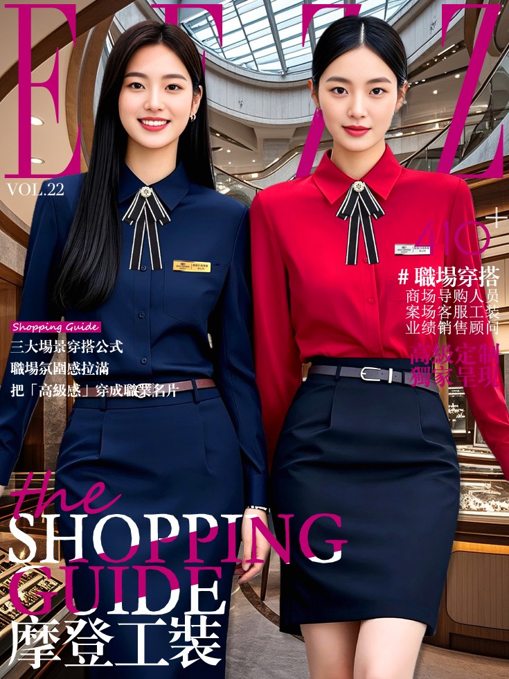 EFZZ時尚導(dǎo)購銷售職業(yè)套裝設(shè)計(jì)畫冊：職場穿搭全場景制服圖鑒