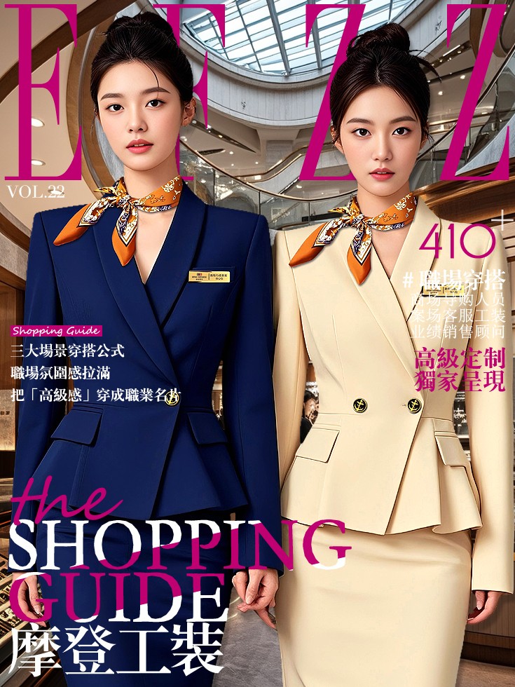 EFZZ時尚導(dǎo)購銷售職業(yè)套裝設(shè)計(jì)畫冊：職場穿搭全場景制服圖鑒