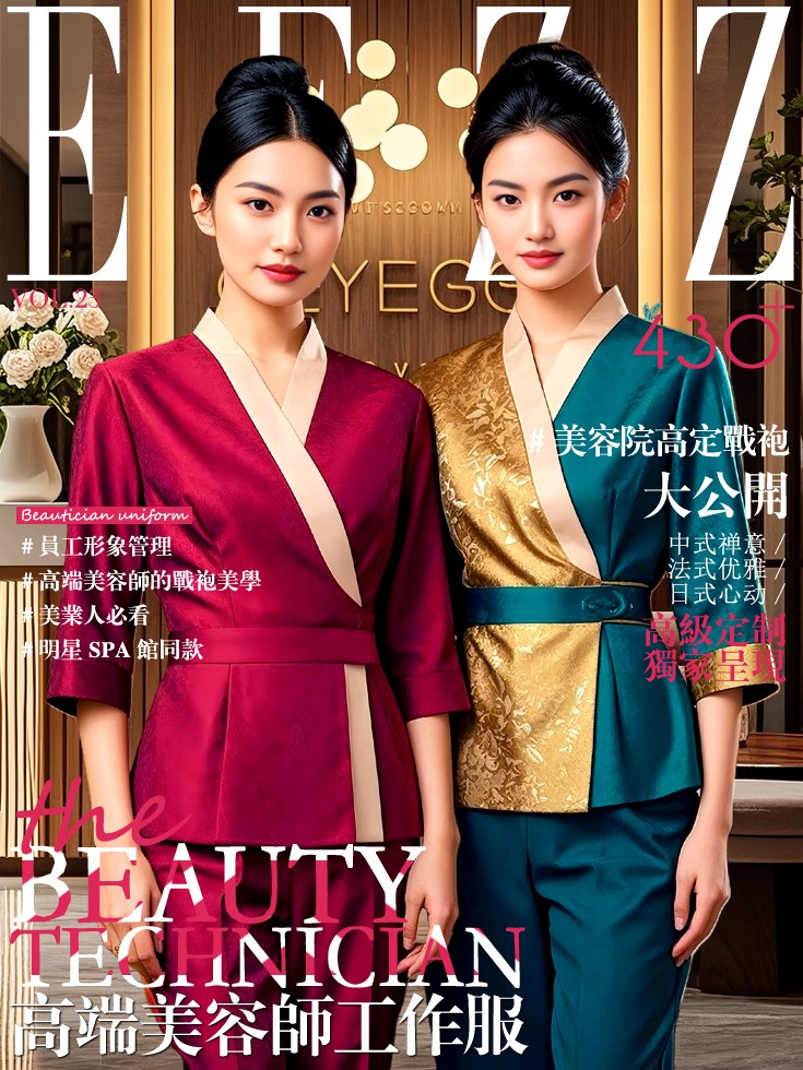 高端美容師工裝指南！按摩女技師爆款制服圖鑒