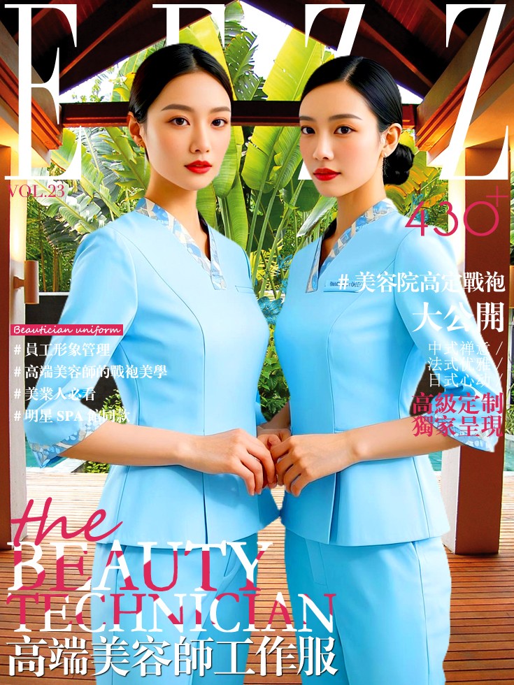 高端美容師工裝指南！按摩女技師爆款制服圖鑒