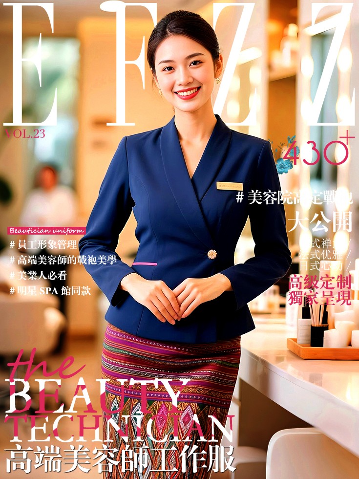 高端美容師工裝指南！按摩女技師爆款制服圖鑒