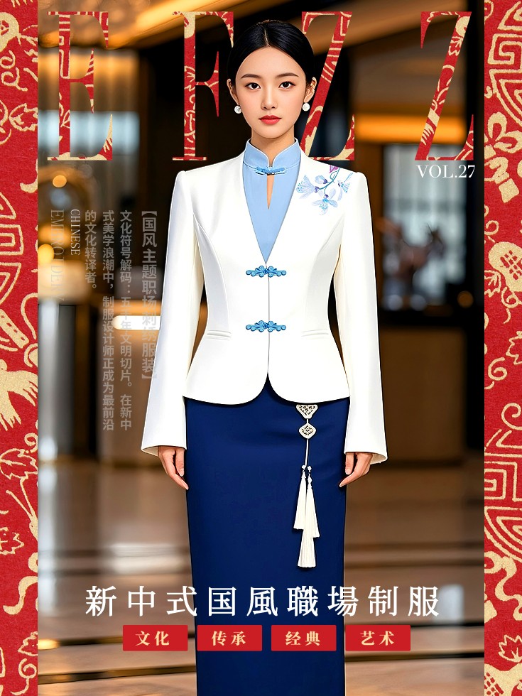 當(dāng)傳統(tǒng)邂逅職場(chǎng)：新中式國風(fēng)職場(chǎng)工作服圖鑒