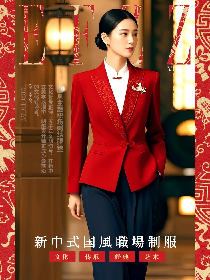 當(dāng)傳統(tǒng)邂逅職場(chǎng)：新中式國風(fēng)職場(chǎng)工作服圖鑒