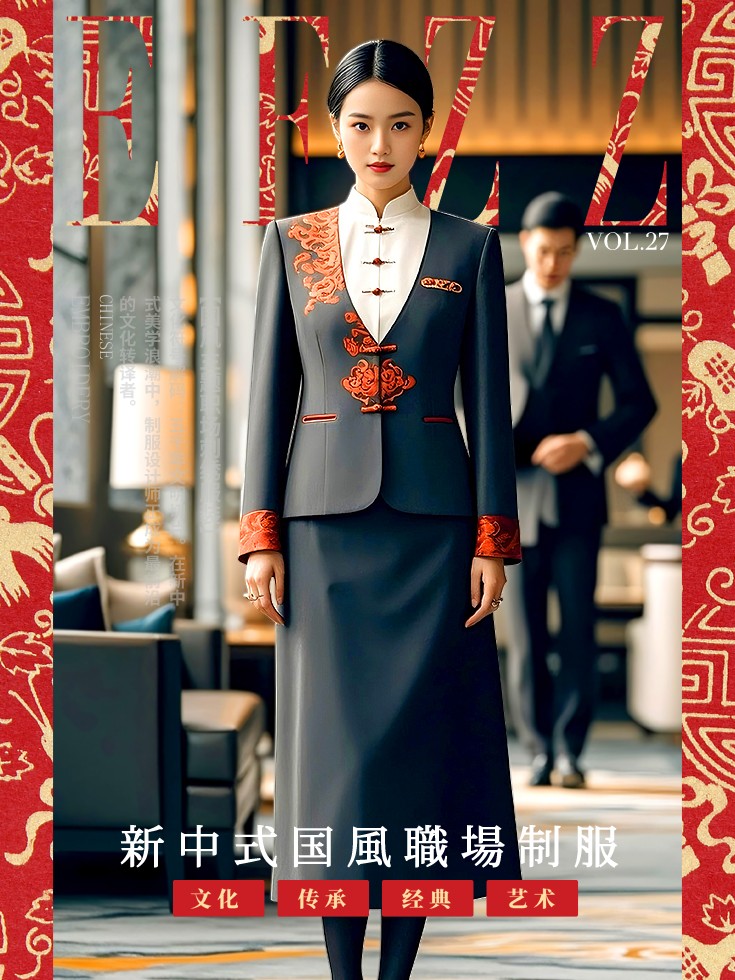 當(dāng)傳統(tǒng)邂逅職場(chǎng)：新中式國風(fēng)職場(chǎng)工作服圖鑒