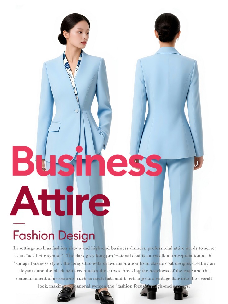 時尚女職業(yè)裝定制圖鑒：高端服務(wù)行業(yè)的形象密碼!