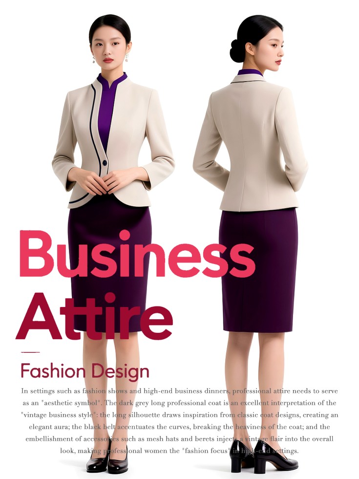 時尚女職業(yè)裝定制圖鑒：高端服務(wù)行業(yè)的形象密碼!
