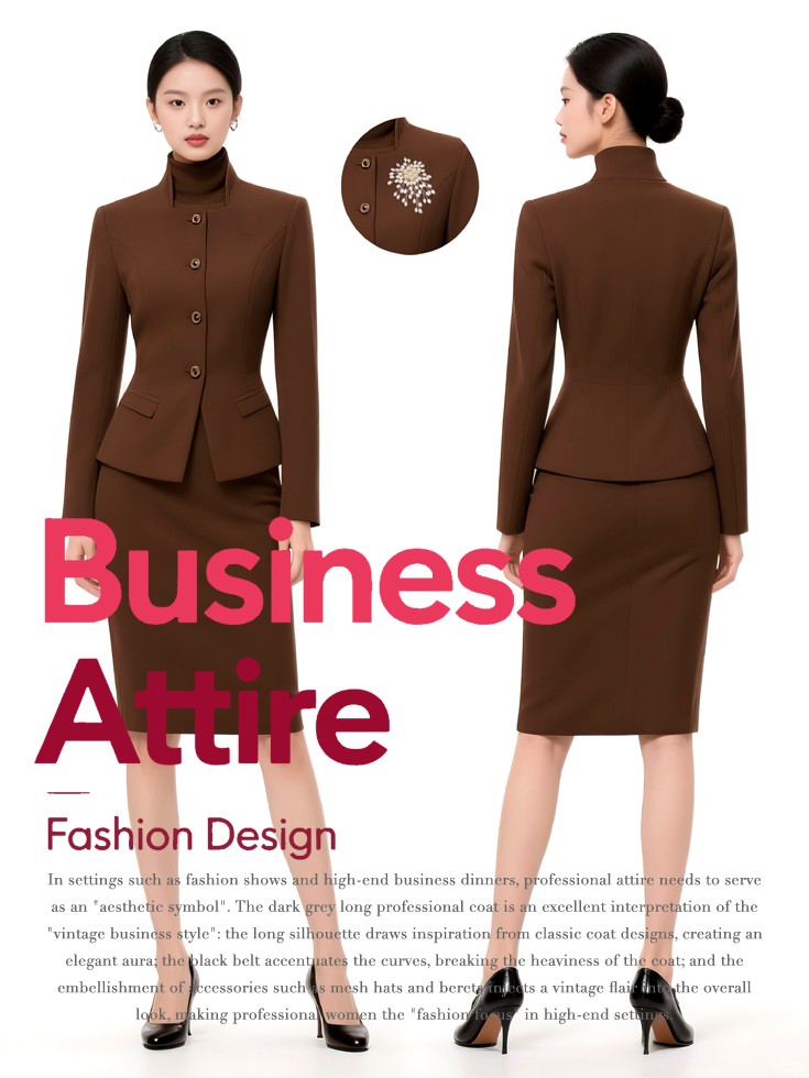 時尚女職業(yè)裝定制圖鑒：高端服務(wù)行業(yè)的形象密碼!