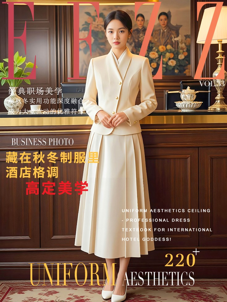 國(guó)際酒店大堂前臺(tái)女接待-高端職業(yè)裝秋冬定制款圖鑒