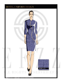 酒店中餐領(lǐng)班制服設(shè)計(jì)圖115