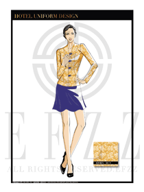 酒店餐廳領班制服設計圖118