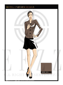 酒店餐廳領(lǐng)班制服設(shè)計(jì)圖119