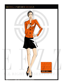酒店餐廳領(lǐng)班制服設(shè)計(jì)圖120