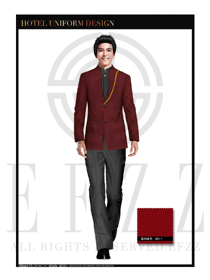 酒店中餐廳領(lǐng)班男款制服設(shè)計(jì)圖124