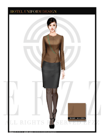 酒店餐廳領(lǐng)班制服設(shè)計(jì)圖125