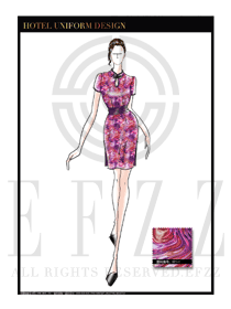 星級酒店中餐廳女領(lǐng)班制服設(shè)計圖129