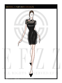 酒店餐廳領(lǐng)班制服設(shè)計(jì)圖136