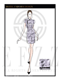 星級酒店中餐廳女領(lǐng)班制服設(shè)計圖153