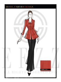 酒店餐廳領(lǐng)班制服設(shè)計(jì)圖159
