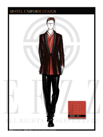 星級酒店中餐廳男領(lǐng)班制服設(shè)計圖160