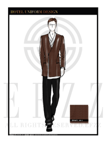 大師手繪中餐廳領(lǐng)班制服設(shè)計(jì)圖161