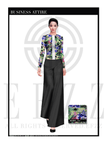 女時尚OL職業(yè)裝設計圖1086