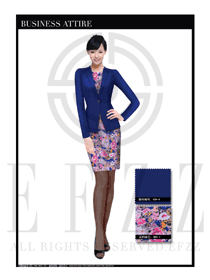 女時尚OL職業(yè)裝設(shè)計圖1093