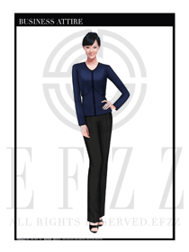 女時尚OL職業(yè)裝設(shè)計圖1094