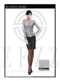 女時尚OL職業(yè)裝設(shè)計圖1097