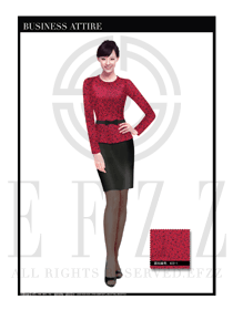 女時(shí)尚OL職業(yè)裝設(shè)計(jì)圖1103