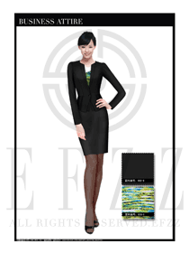 女時尚OL職業(yè)裝設(shè)計(jì)圖1118