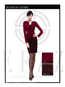 女時(shí)尚OL職業(yè)裝設(shè)計(jì)圖1119