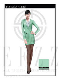 女時(shí)尚OL職業(yè)裝設(shè)計(jì)圖1123