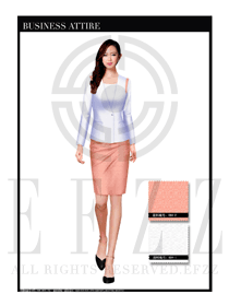 女時尚OL職業(yè)裝設計圖1134