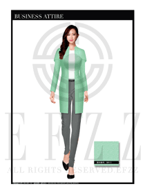 女時尚OL職業(yè)裝設計圖1141
