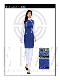 女時尚OL職業(yè)裝設計圖1147