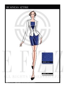 女時尚OL職業(yè)裝設(shè)計圖1151