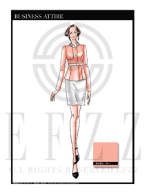 女時(shí)尚OL職業(yè)裝設(shè)計(jì)圖1156