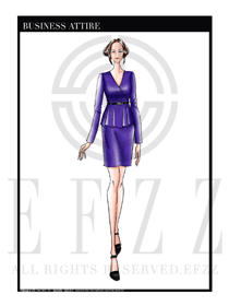 女時(shí)尚OL職業(yè)裝設(shè)計(jì)圖1161
