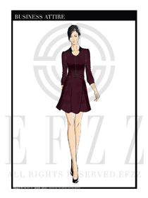 女時(shí)尚OL職業(yè)裝設(shè)計(jì)圖1179