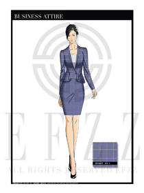 女時尚OL職業(yè)裝設(shè)計圖1192