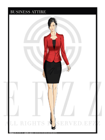 女時(shí)尚OL職業(yè)裝設(shè)計(jì)圖1200
